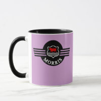 Custom Personalised Lilac Morris Minor mug