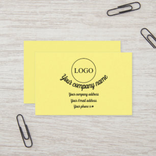 Custom Personalised Logo & Details Business Card