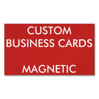 Custom Personalised Magnetic Business Cards Blank