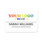 Custom Personalised Magnetic Company Employee