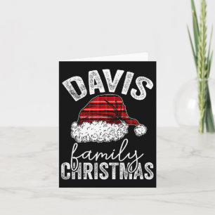 Custom Personalised Matching Family Christmas Davi Card