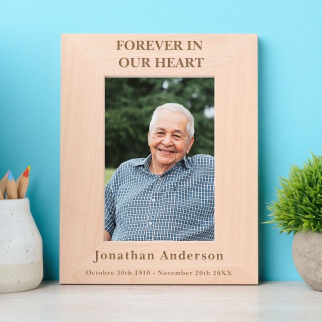 Custom Personalised Memorial Remembrance Etched Frames (Creator Uploaded)
