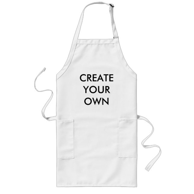 Custom Personalised Men's Apron Blank Template (Front)