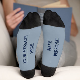 Custom Personalised Message Gift Socks