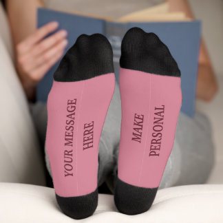 Custom Personalised Message Gift Socks