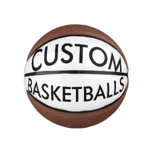 Custom Personalised Mini Basketball Blank Template