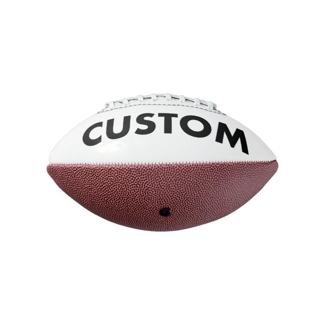 Custom Personalised Mini Football Blank Template American Football (Rotated 270)