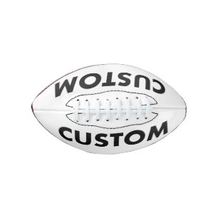 Custom Personalised Mini Football Blank Template American Football