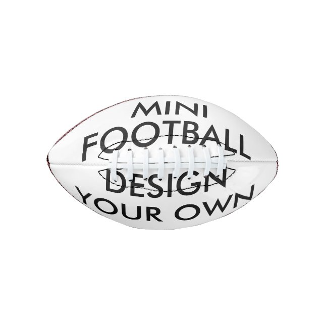 Custom Personalised Mini Size Football American Football (Front)