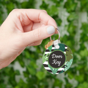 Custom Personalised Modern Minimalist Keychain