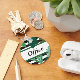 Custom Personalised Modern Minimalist Keychain