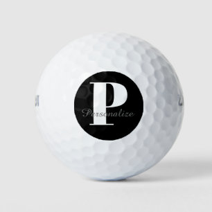 Custom Personalised Monogram Name Initial Golf Balls