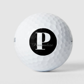 Custom Personalised Monogram Name Initial Golf Balls