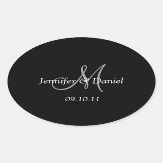 Custom Personalised Monogram Wine Labels