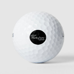 custom personalised monogrammed premium golf balls