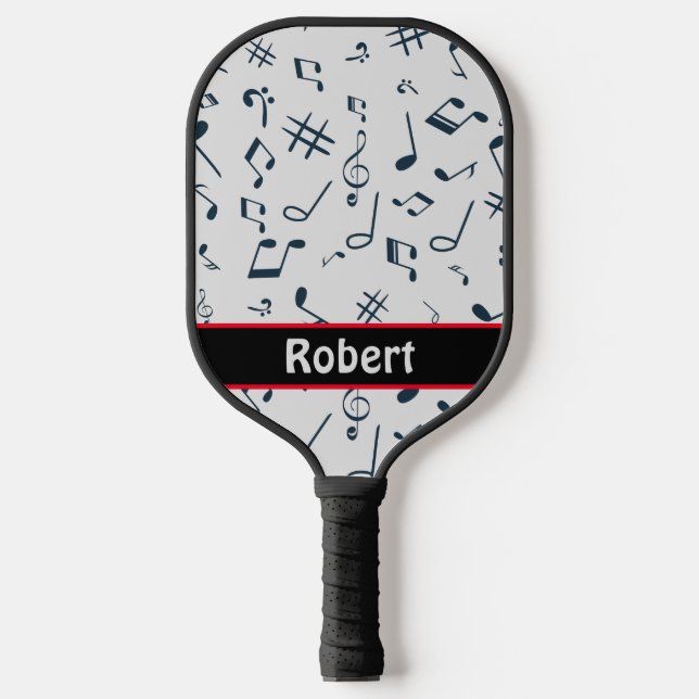 Custom Personalised Music Themed Pickleball Paddle (Front)