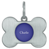 Custom Personalised Name Photo Art Deep Blue
