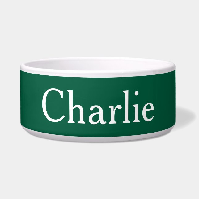 Custom Personalised Name Photo Art Hunter Green (Front)