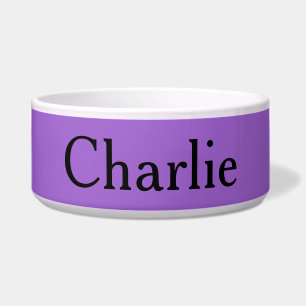 Custom Personalised Name Photo Art Purple Pet