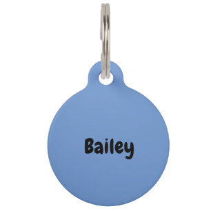 Custom Personalised Name Photo Artwork Cat Dog LG Pet Tag