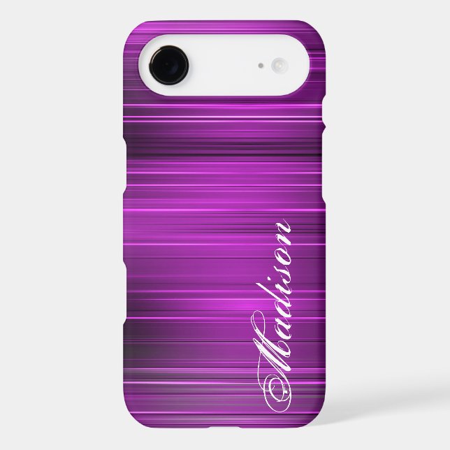 Custom Personalised Name Purple iPhone 6 Plus Case (Back)