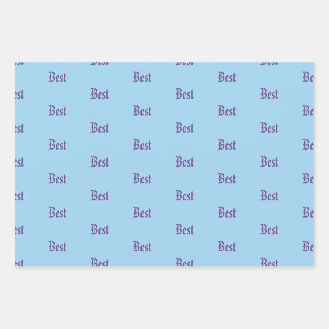 Custom Personalised Name Wrapping Paper Set (Front 3)