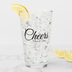 Custom Personalised Names - Cheers Glass