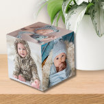 Custom Personalised Newborn Baby Photo Cube<br><div class="desc">Create a personalised keepsake with this custom photo cube, featuring space for five photos on different sides. Perfect for capturing those precious newborn or baby moments, this cube allows you to showcase birth memories or any special milestones. Ideal gift for new parents, grandparents, or anyone celebrating a new addition to...</div>
