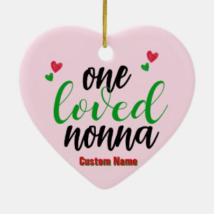 Custom Personalised Nonna Photo Christmas Ornament