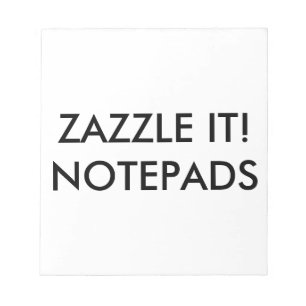 Custom Personalised Notepad Blank Template