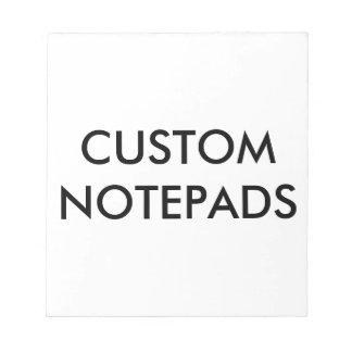 Custom Personalised Notepad Blank Template