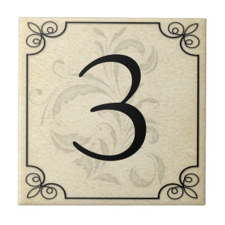 Custom Personalised Number/Letter Ceramic Tile