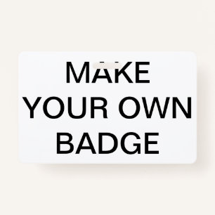 Custom Personalised OFFICE EVENT EXHIBITION BADGE ID Badge