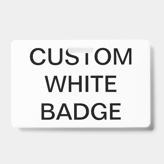 Custom Personalised OFFICE EVENT EXHIBITION BADGE ID Badge (Front)