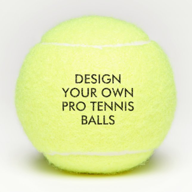 Custom Personalised Penn Championship Tennis Balls (Front)