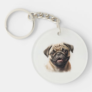 Custom Personalised Pet Photo Dog Lover Keepsake Key Ring
