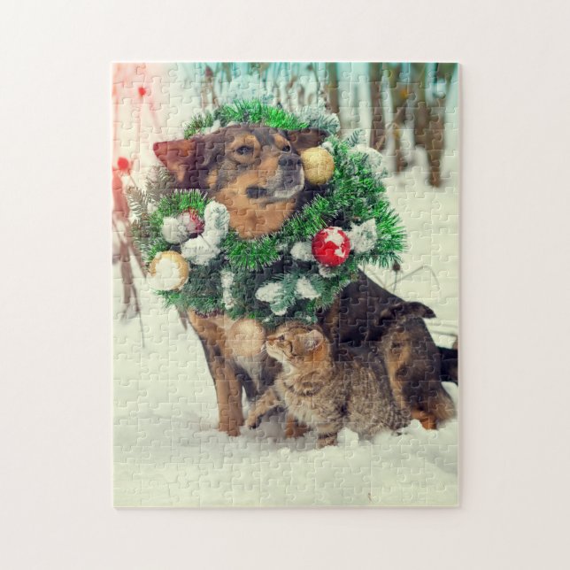 Custom Personalised Pet Puzzle Template (Vertical)