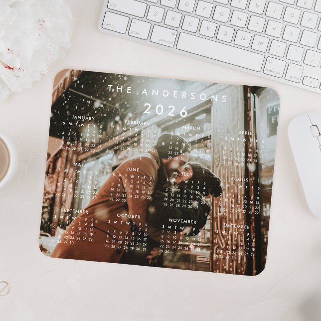 Custom Personalised Photo 2022 Calendar Mouse Mat (Creator Uploaded)