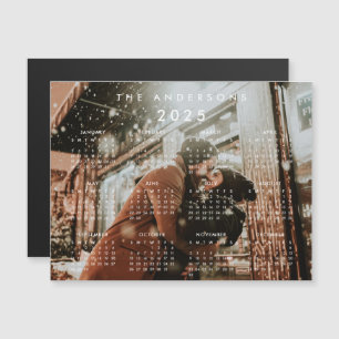 Custom Personalised Photo 2025 Calendar Magnetic Invitation