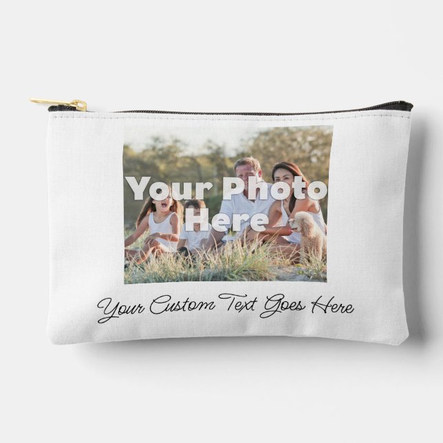 Custom Personalised Photo Accessory Pouch (Front)