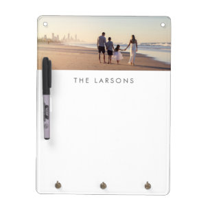 Custom Personalised Photo and Monogram Dry Erase Board