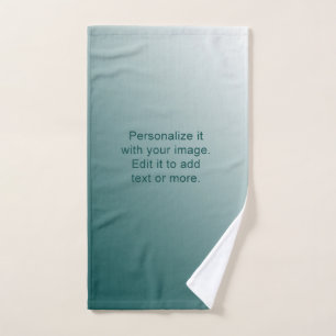 Custom Personalised Photo Artwork Add Name Slogan Hand Towel