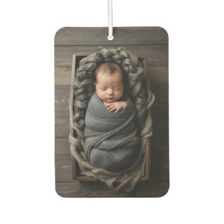 Custom Personalised Photo Baby Poem Car Air Freshener