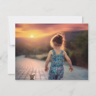 Custom Personalised Photo  Card