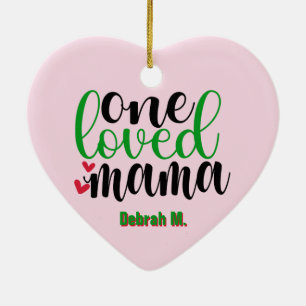 Custom Personalised Photo Christmas Ornament Heart