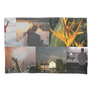 Custom Personalised Photo Collage Pillowcase