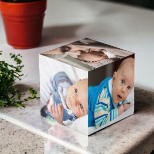 Custom Personalised Photo Cube