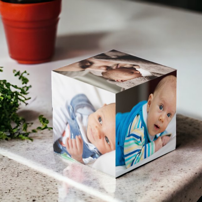 Custom Personalised Photo Cube (Custom Personalized Photo Cube from Ricaso. Add your own 6 photographs. great gift idea)
