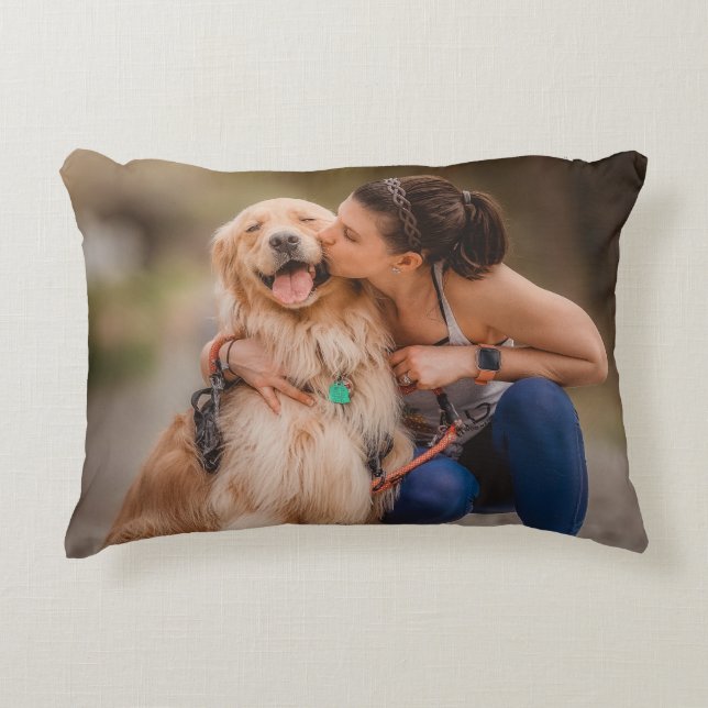 Custom Personalised Photo Double Sided Decorative Cushion (Front)