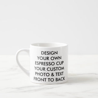 Custom Personalised PHOTO ESPRESSO CUP